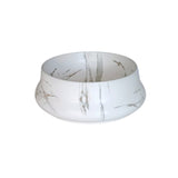 PA4014CRA Above Counter Basin, Matte White Carrara Fine Ceramic Basin(Round: 400*400*140mm)