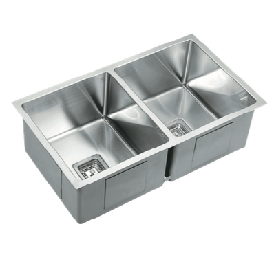 304 Double Stainless Steel Sink（PKS-1000S）1000×450×235mm — detail 2