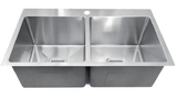 304 Double Stainless Steel Sink（PKS-775TPS）775×450×235mm — detail 2