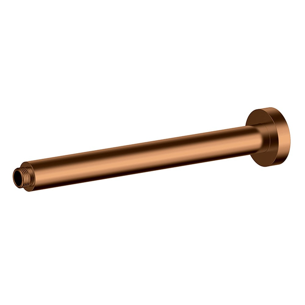Round Vertical Shower Arm In Brushed Copper Brushed Copper