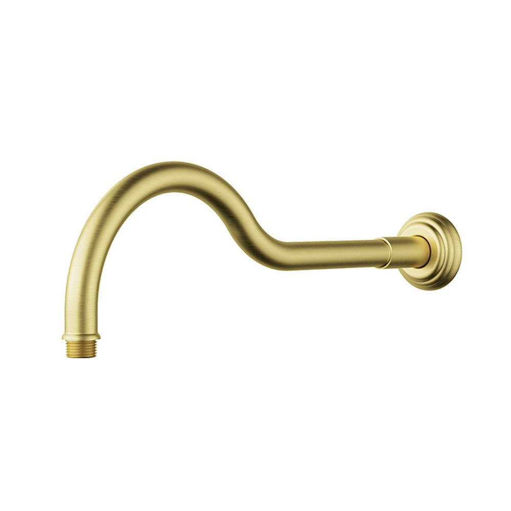 Clasico Shower Arm Horizontal  Chrome 400mm Chrome