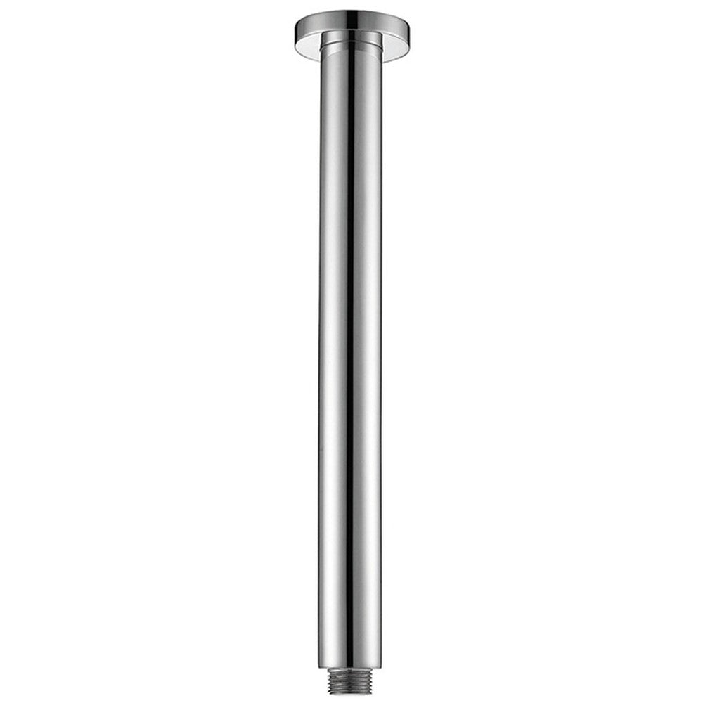 Round Shower Arm Vertical Chrome 470mm Chrome