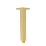 Square Shower Arm Vertical  Brushed Gold 310mm Brushed Gold