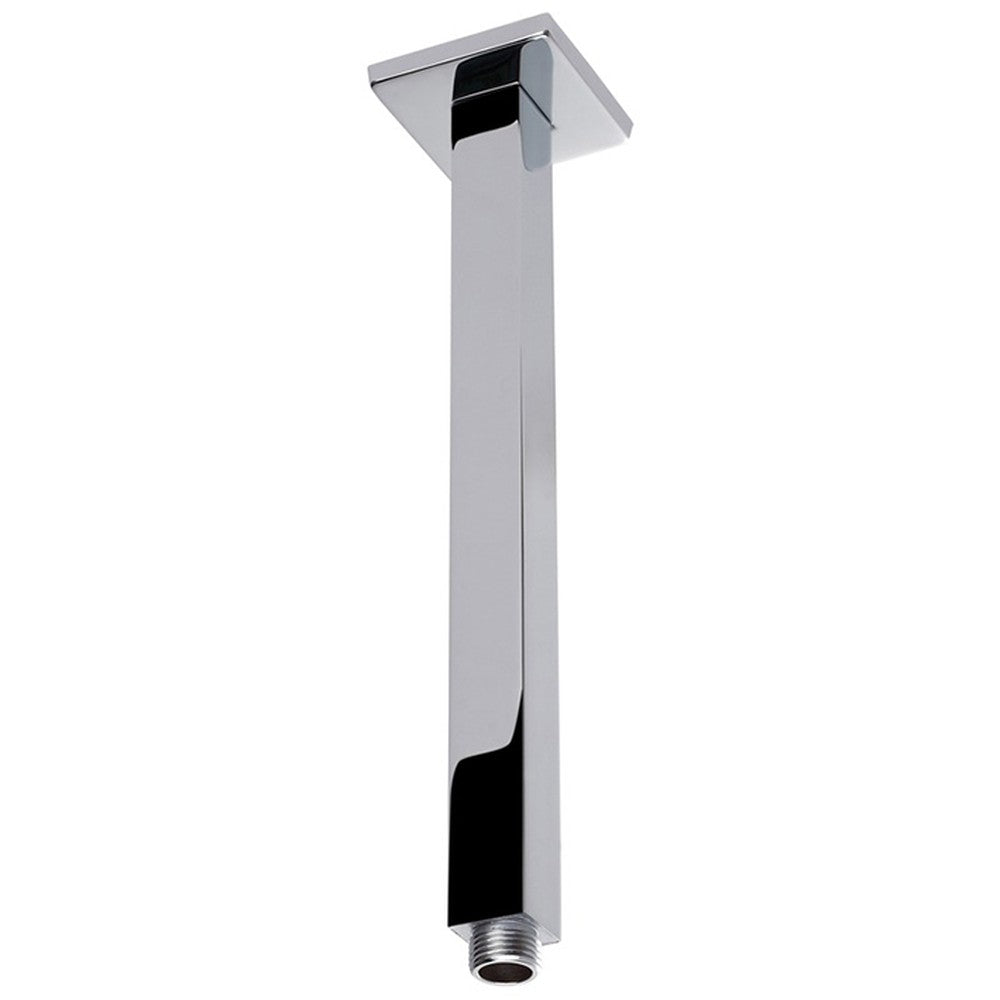 Square Shower Arm Vertical  Chrome 450mm Chrome