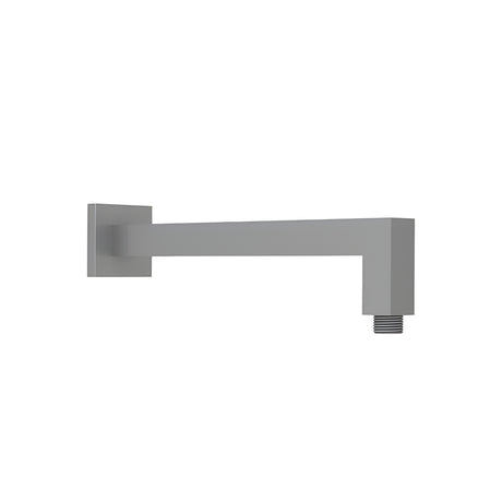 Square Shower Arm Horizontal  Gunmetal 400mm Gun Metal