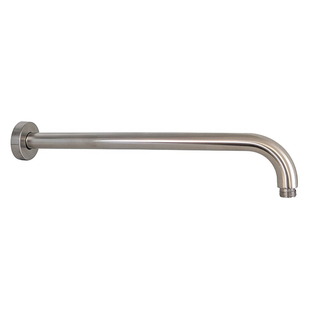 Round Shower Arm Horizontal Brushed Nickel 400mm Brushed Nickel