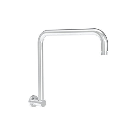 Round Shower Arm High Rise Chrome Chrome