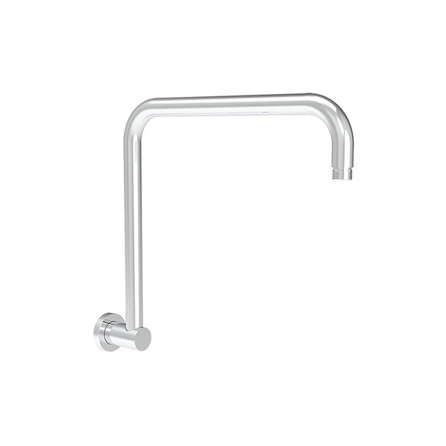 Round Shower Arm High Rise Chrome Chrome