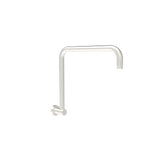 Round Shower Arm High Rise Brushed Nickel Brushed Nickel