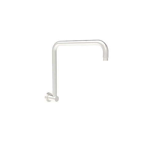 Round Shower Arm High Rise Brushed Nickel Brushed Nickel
