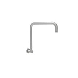 Round Shower Arm High Rise Gunmetal Gun Metal