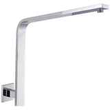 Square Shower Arm High Rise Chrome Chrome
