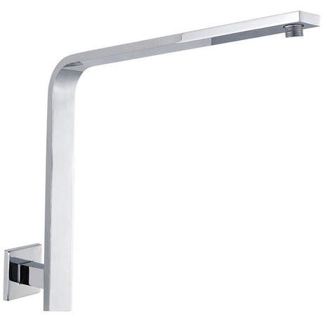 Square Shower Arm High Rise Chrome Chrome