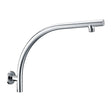 Round Shower Arm Horizontal Chrome 400mm Chrome