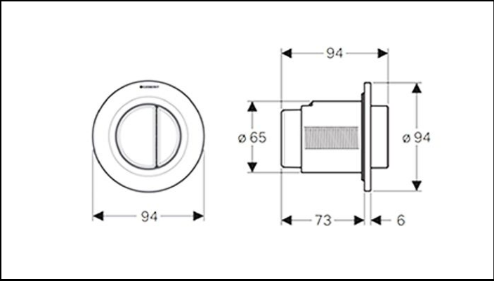 116.045.11.1 (Type10 Raised Button) — detail 2
