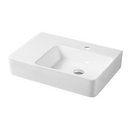 Wall  Hung Basin Right Hand Bowl 1TH Gloss WhiteNo OverflowDimension: 605*410*150mm