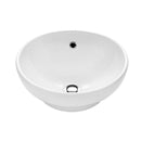 Above counter basin with overflow.Gloss White,  mn  mg 4Size: 375*375*150mm