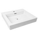 Ceramic Insert Basin, 1THGloss White, with OverflowDimension: 480*450*120mm