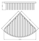 Corner Basket 205x205x90mm