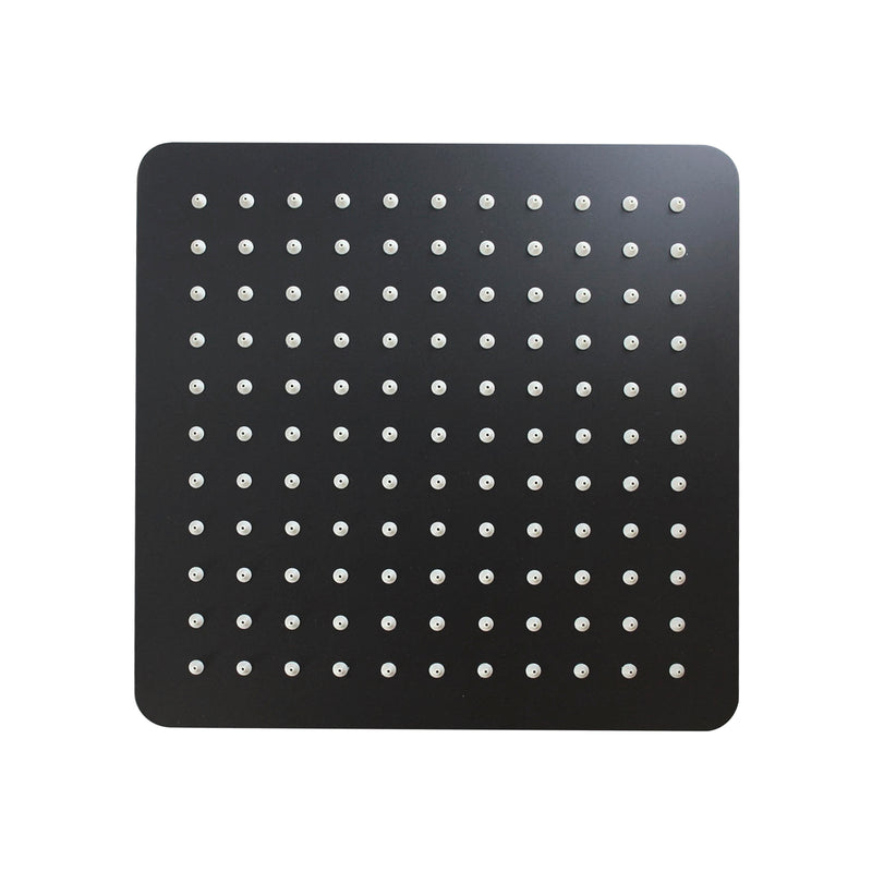 BKS250S-B Taranto 10 Shower Head Square Matte Black