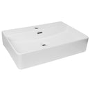 Artis Basin above counter1 Tap Hole, w/overflowGloss WhiteDimension: 600x420x120 mm