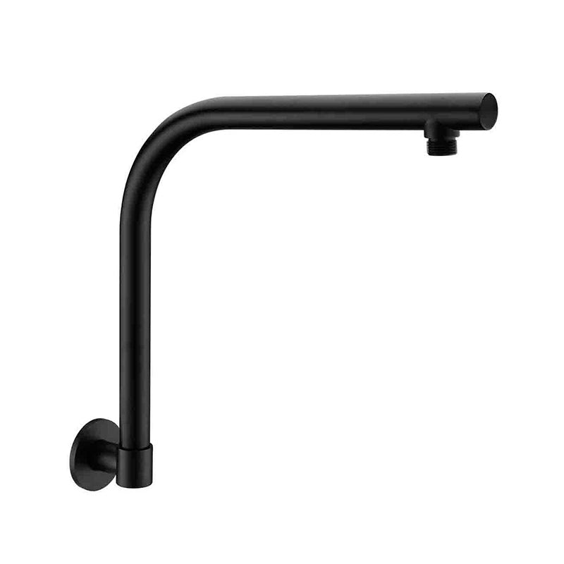 BKS02A-B /OX0128.SA Pavia Swivel Gooseneck Shower Arm Black