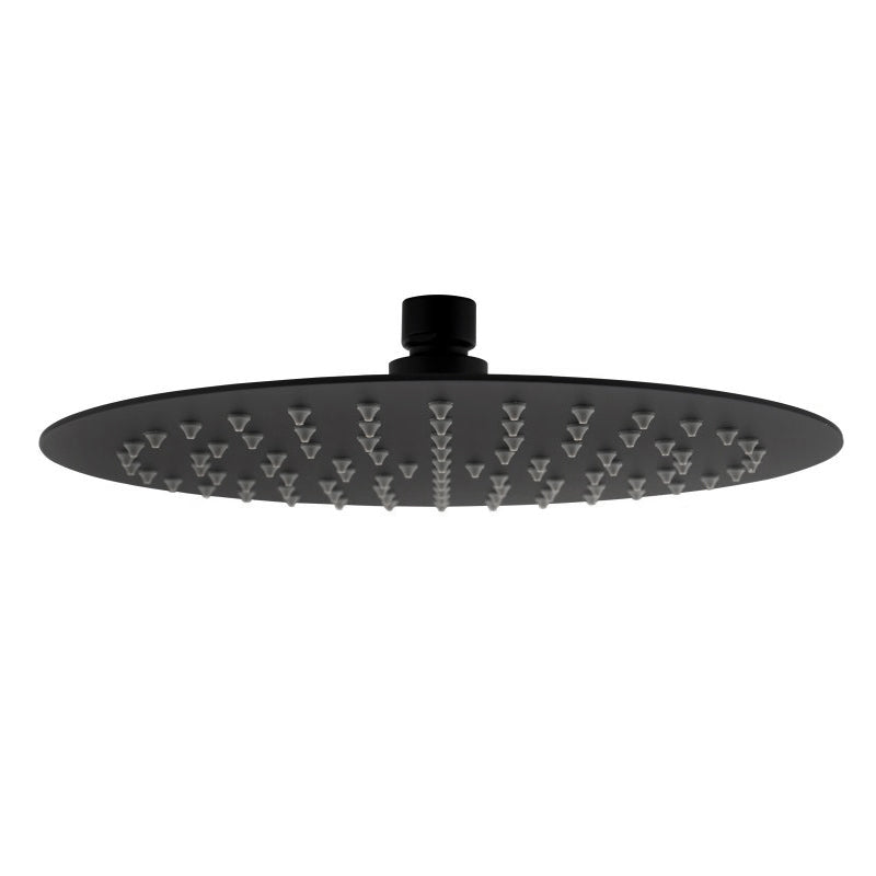 BKR300S-B Pavia 12T37BShower Head Round Matte Black