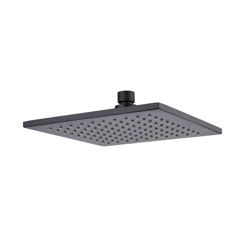 Taranto Square  Shower Head Square 200mm Matte Black