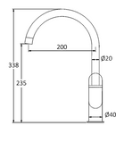 Vetto Sink Mixer Chrome