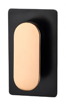 Vetto Shower Wall Mixer Matt Black Rose Gold