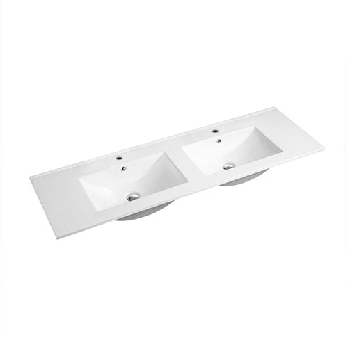 slim line ceramic basin double bowl1200 (l) x 460 (w) x 170 (h)