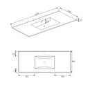 CERAMIC TOP 1200X460