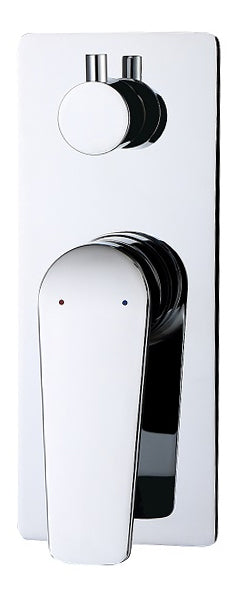 Zevio Wall Diverter Mixer Chrome