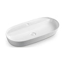 Zero 800 Above Counter Basin 1TH w/Overflow White Gloss815*415*140mm