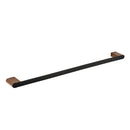 GBVH0211600Black Rose Gold Single Towel Bar 600mm