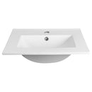 Square Inset Basin Gloss White 1TH, No OverflowDimension: 500 x 360 x 165mm
