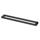 TARAN Single Towel Rail 750mm Black