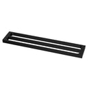 TARAN Double Towel Rail 600mm Black