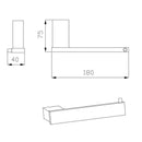 ( YKB-7408)TARAN Paper Holder Black