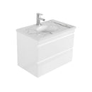 DM 750 Wall Hung Vanity Gloss white painting  Cabinet only One Tap Hole 750*460*600mm