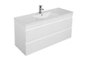 900X460X600 Wall hung Vanity Gloss white painting2 soft closing drawers white colour melamine inside