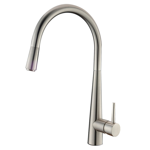 BU1021.KM Pavia pull out kitchen sink Brushed Nickel Finished