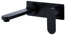 Vetto Wall Basin Mixer with spout  Matt Black