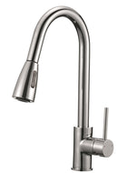 CH1019.KM Pavia pull out kitchen mixerbrass built with plastic/chrome finish pull out head