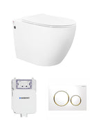 Voghera Wall Face Pan with Geberit System and push button