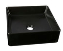 Artis H'33 Matt Black above counter basin
size: 360*360*110mm