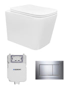 X-Cube wall Face Pan Box rim, Geberit  Cistern and Push Plate