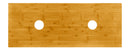 Bamboo Top 1210x470X25mm Double Bowl