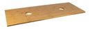 Bamboo Top 1210x470X25mm Double Bowl