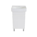 PVC Slimline Vanity 450 Ceramic Top 1TH 450x320x850mm